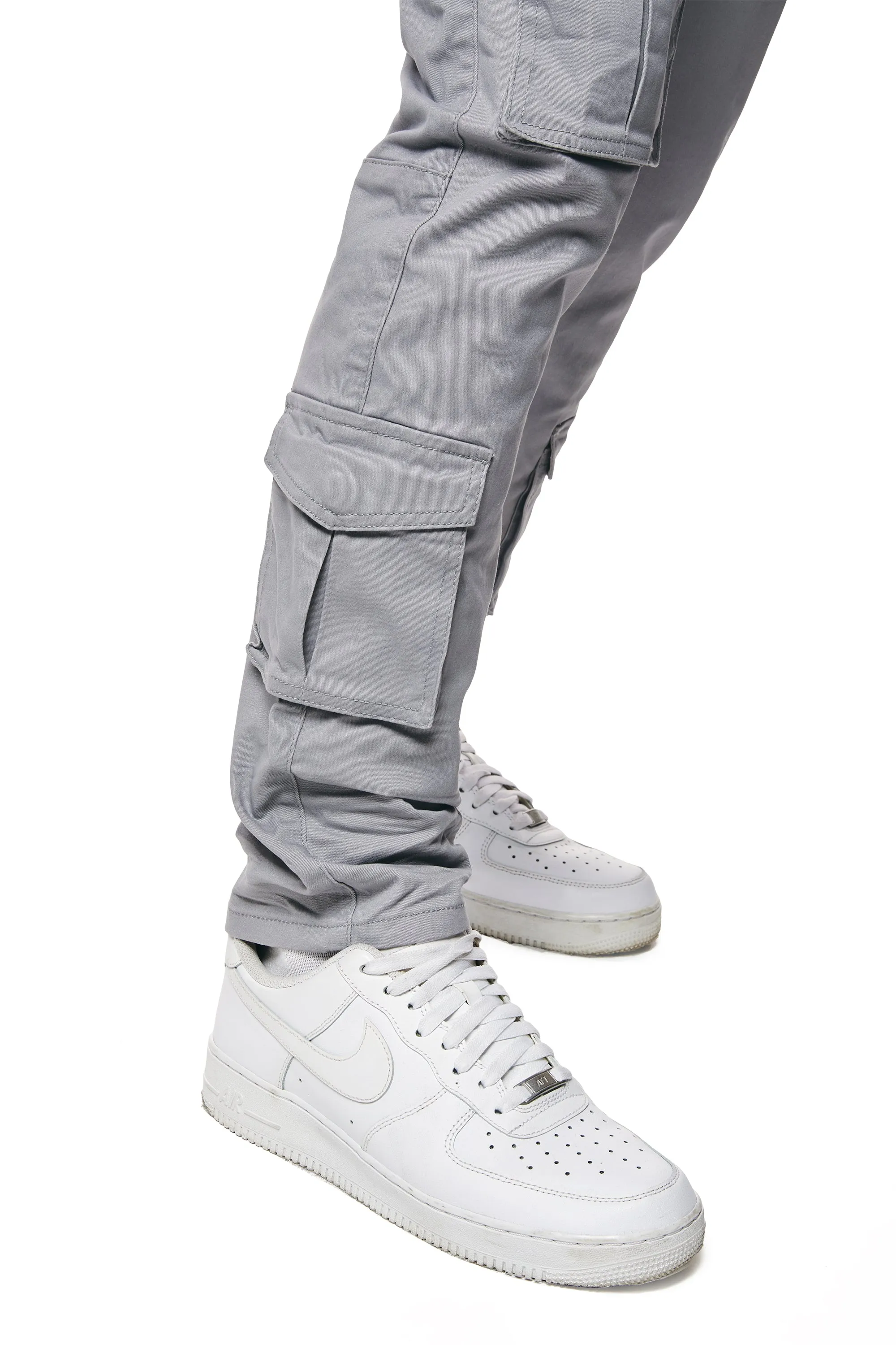 10 Pocket Slim Twill Pants - Ultimate Grey