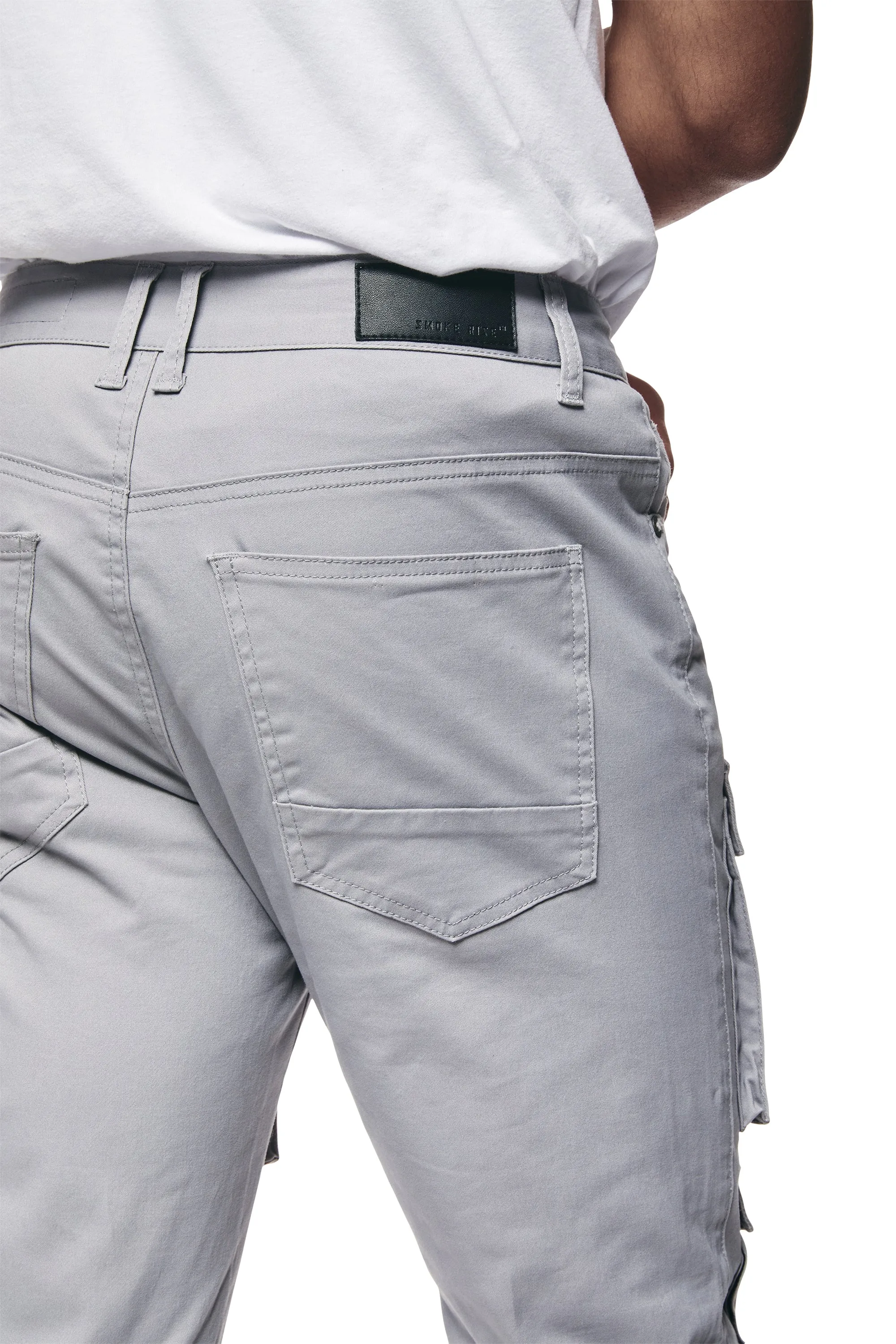 10 Pocket Slim Twill Pants - Ultimate Grey