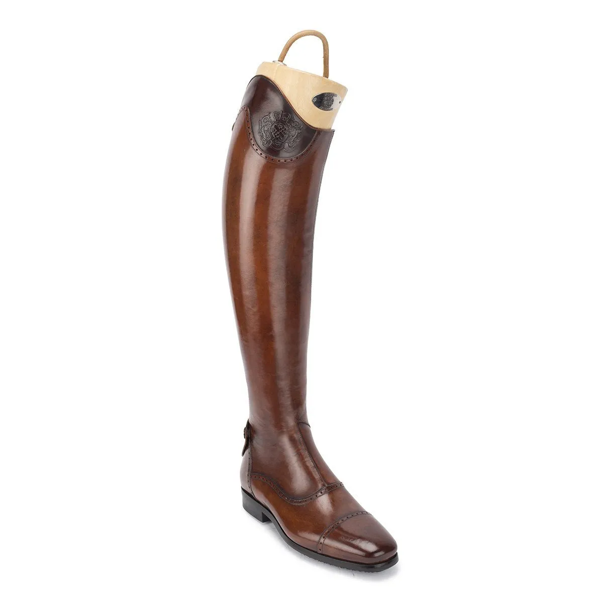 33202<br>Brown standard riding boots [34 - 39]