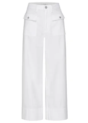 70s Patch Pocket Crop Straight Pants