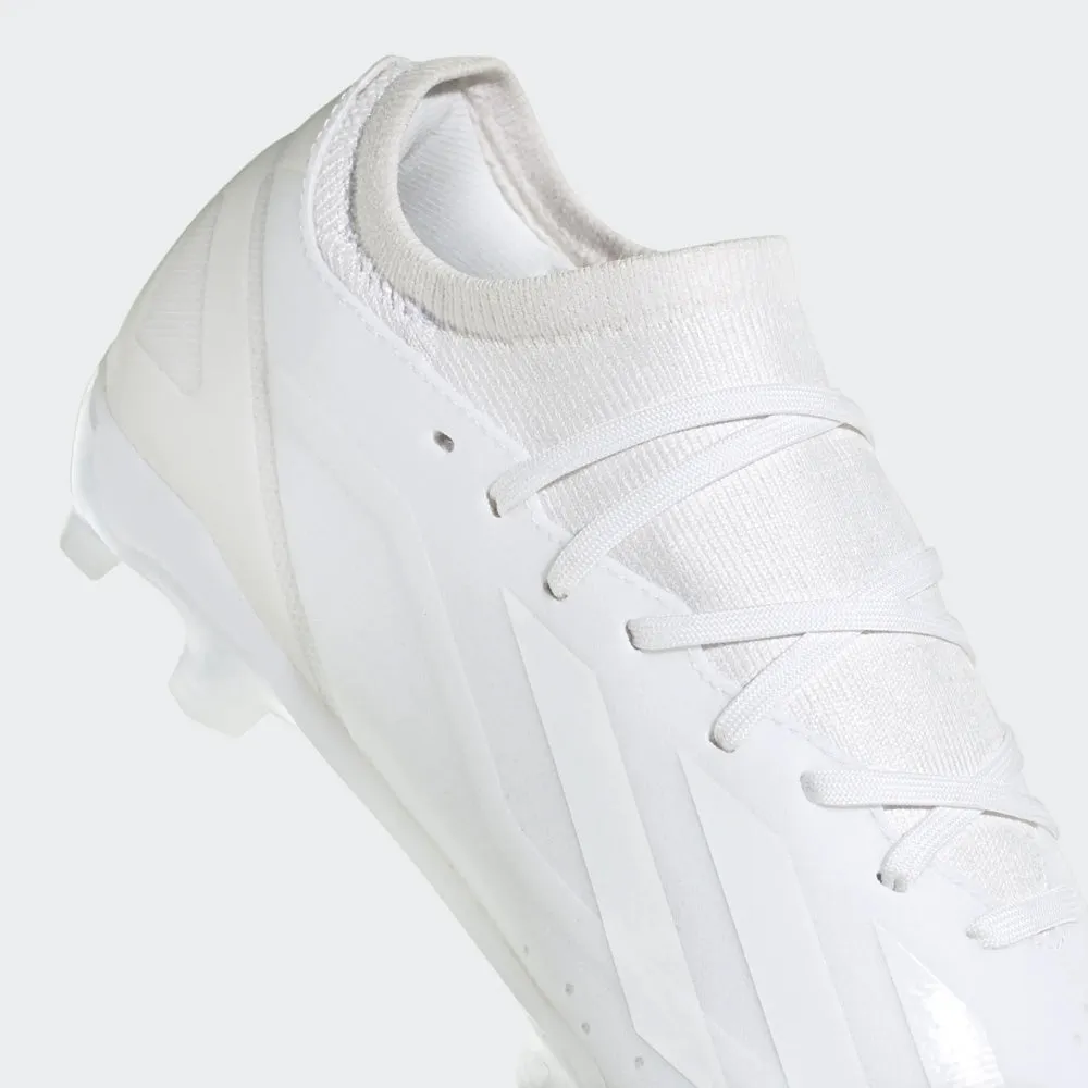 Adidas X Crazyfast.3 FG Football Boots (White/White/White)