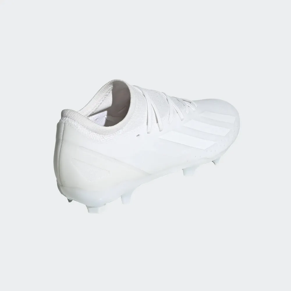 Adidas X Crazyfast.3 FG Football Boots (White/White/White)