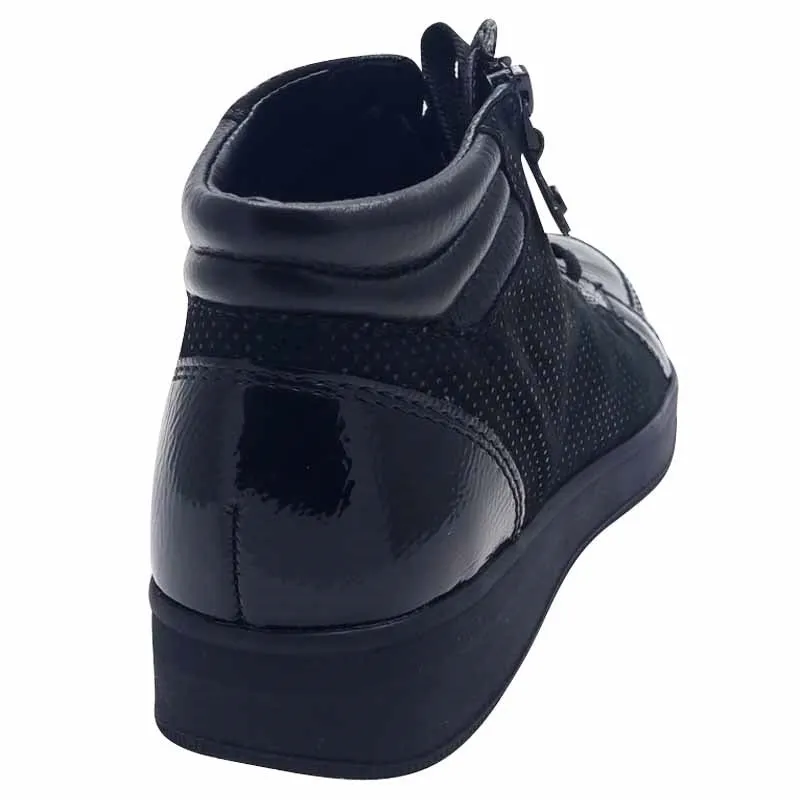 Ara Womens Black Patent Ankleboot 12-44499-40