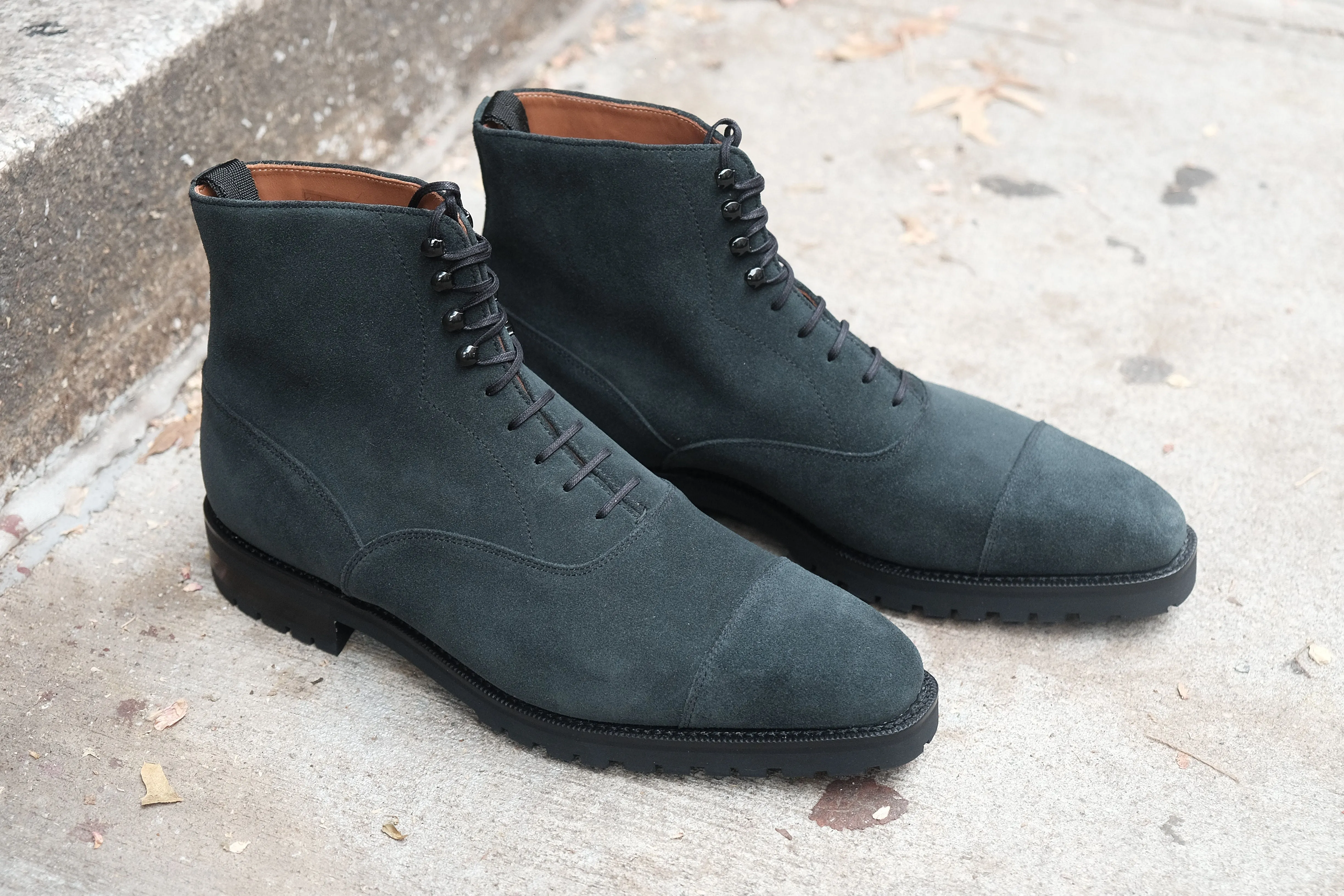 Ashworth - MTO - Charcoal Suede - MGF Last - Double Commando Sole