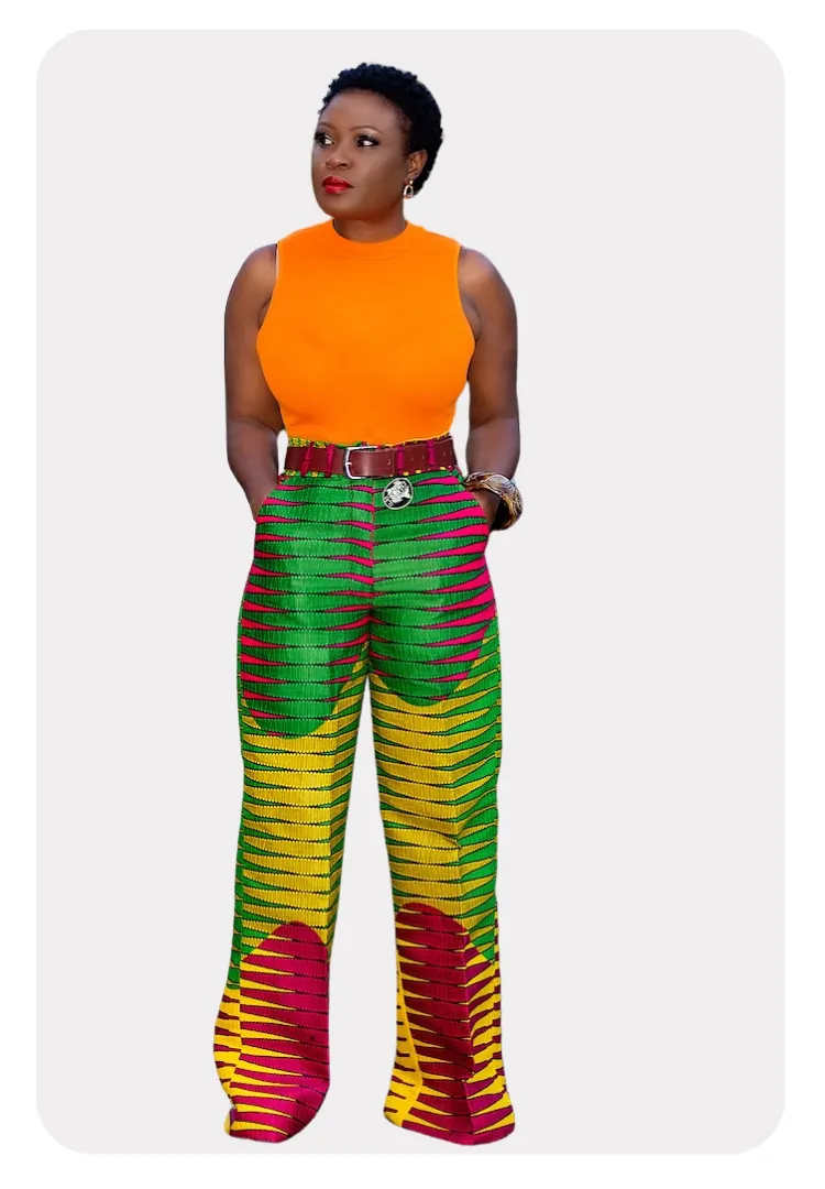 Bazin and Ankara Rita | Pants