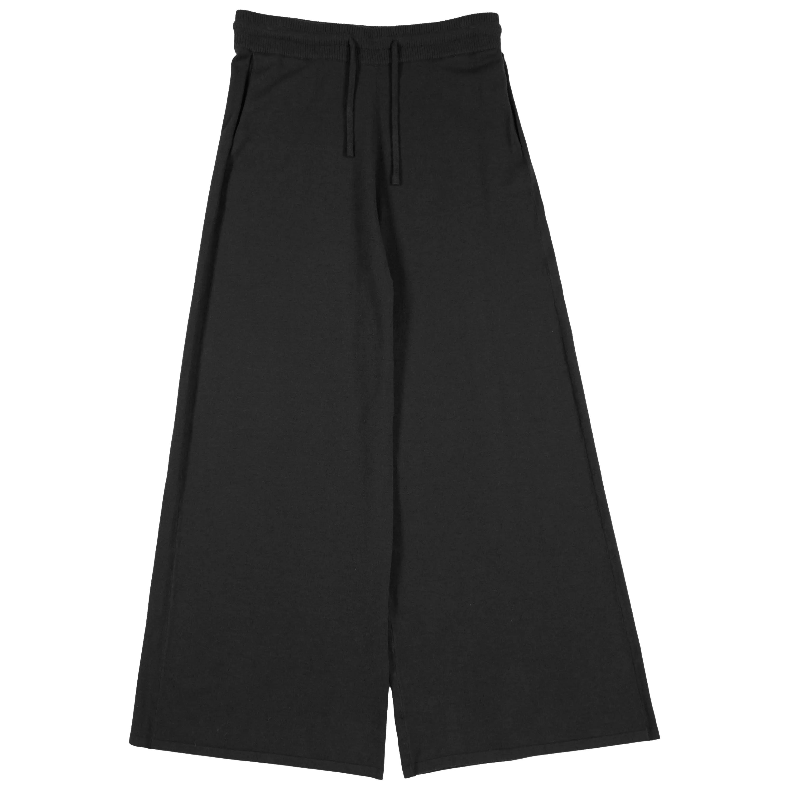 Chalk - Janis Wide Leg Trousers Black