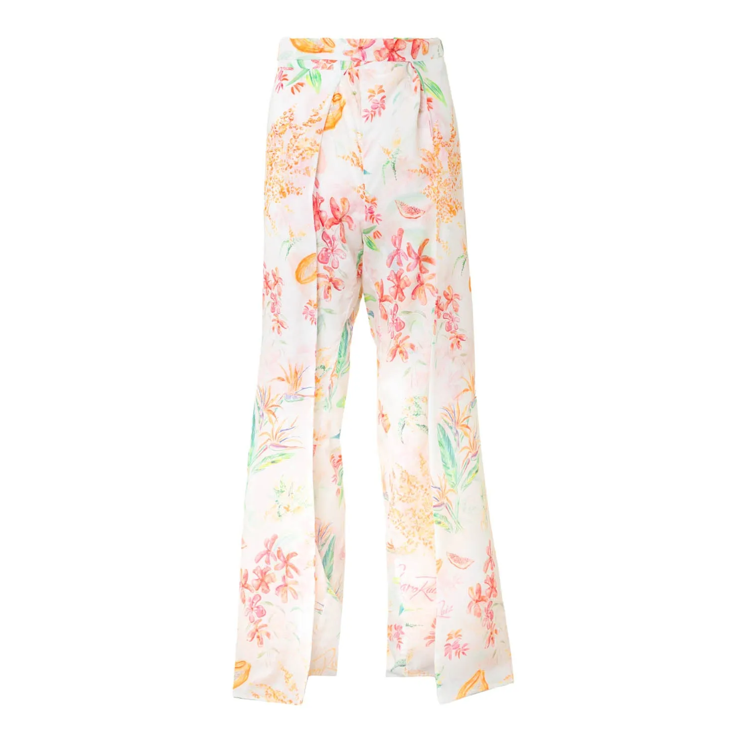 Charo Ruiz - Trouser Pareo Agnes - White Fresca