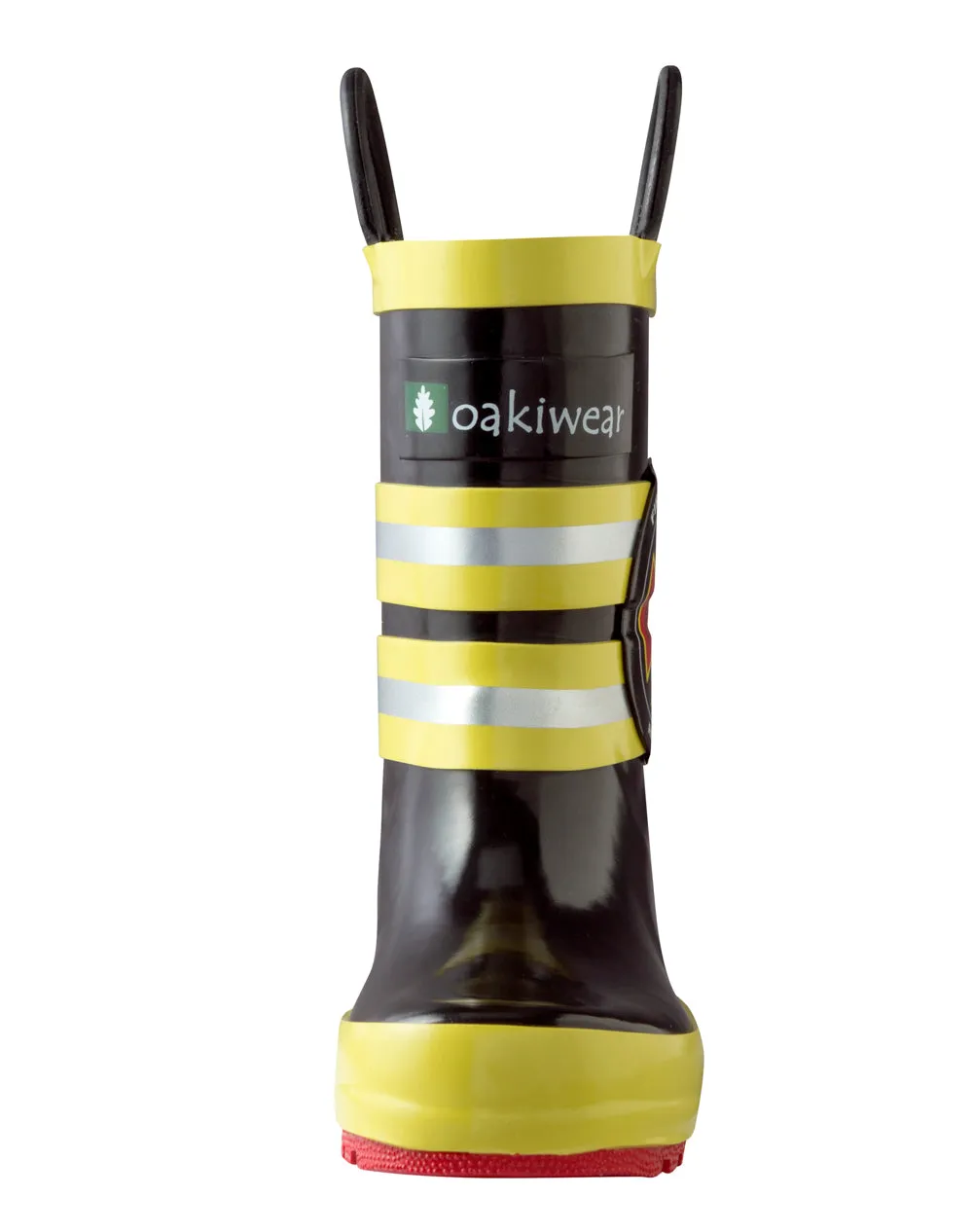 CHILDREN’S RUBBER RAIN BOOTS, FIREMAN RESCUE