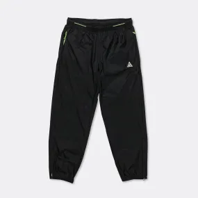 'Cinder Cone' Windshell Pant - Black/Lime Blast-Summit White