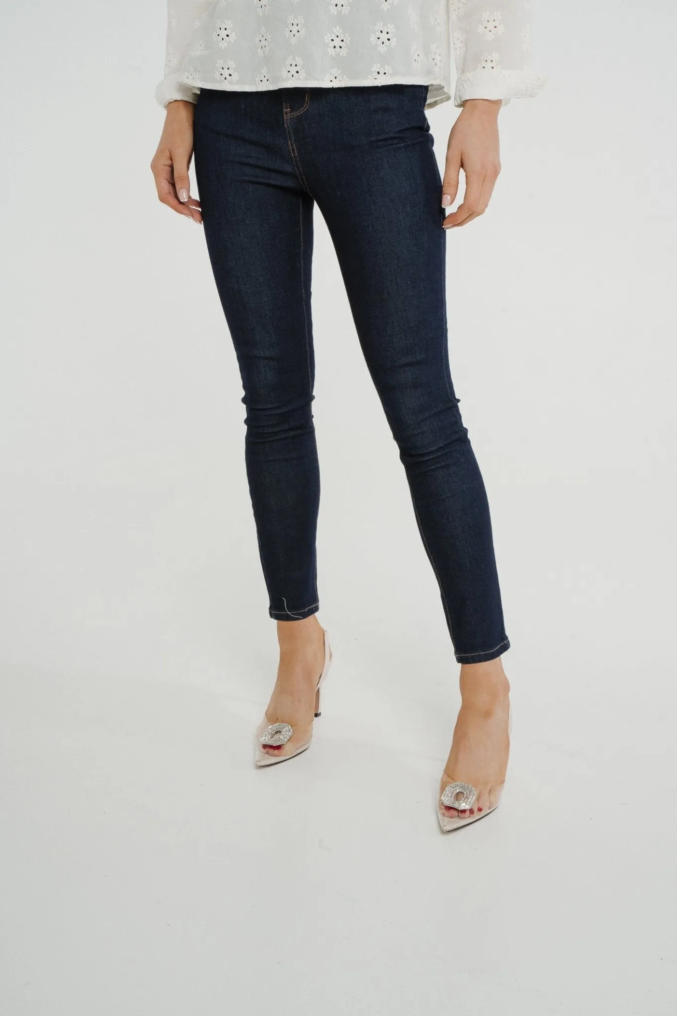 Cindy High Waist Skinny Jean In Dark Wash