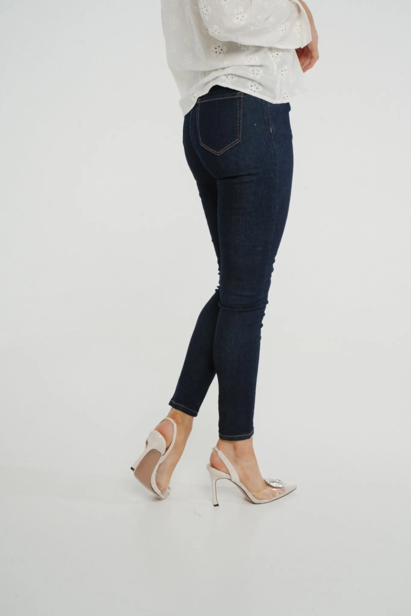 Cindy High Waist Skinny Jean In Dark Wash