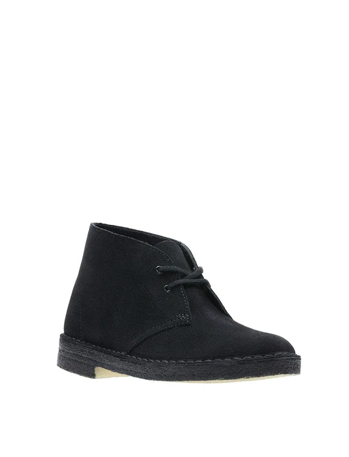 Clarks Originals Desert Boot Black Suede