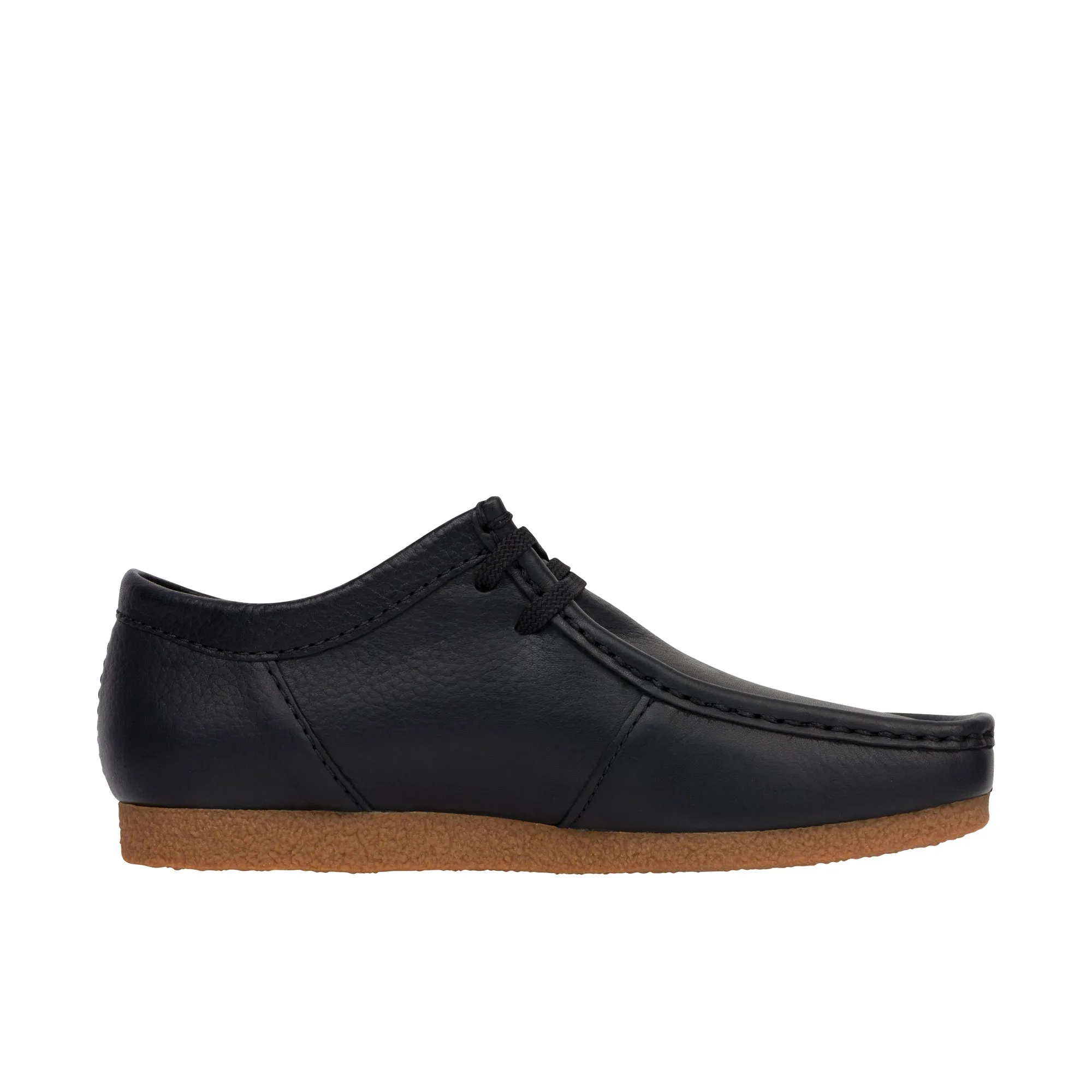 Clarks Shacre II Run Black Leather