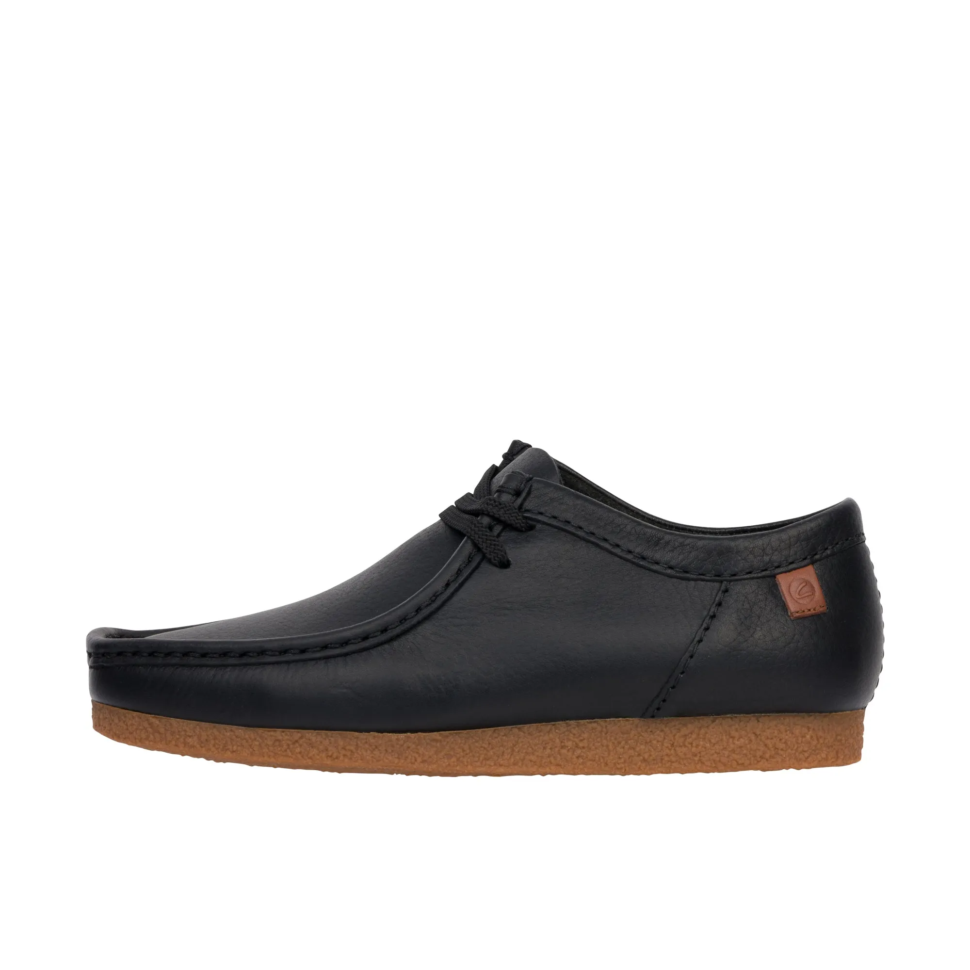 Clarks Shacre II Run Black Leather