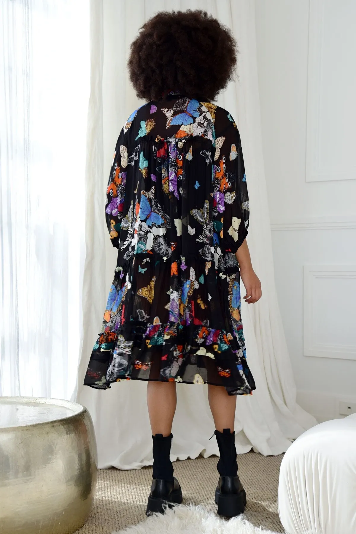 Curate Don't Fall Dress - Butterflies