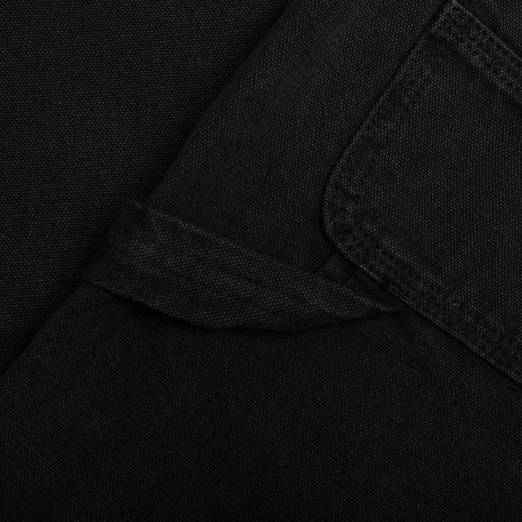 Double Knee Utility Pant - Washed Black