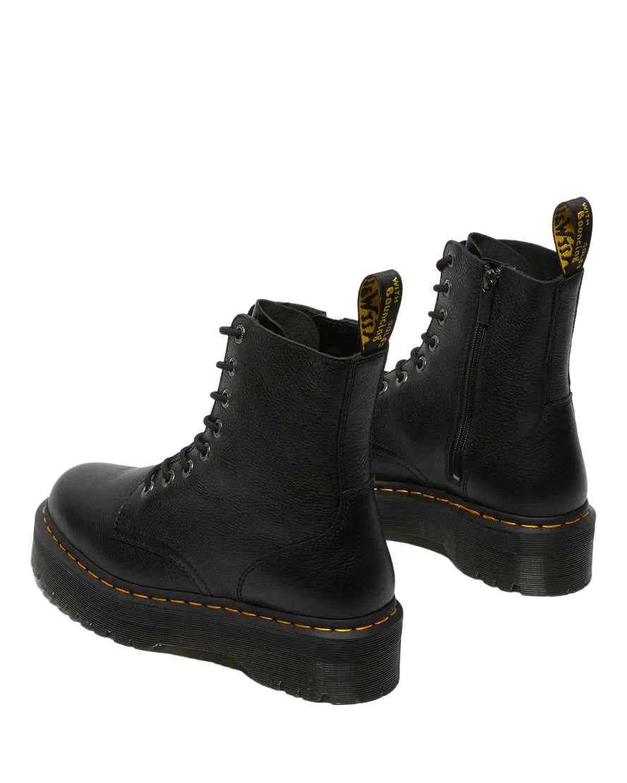 Dr. Martens Women's amphibious wedge boot in soft leather Pisa Jadon III 26378001 black 