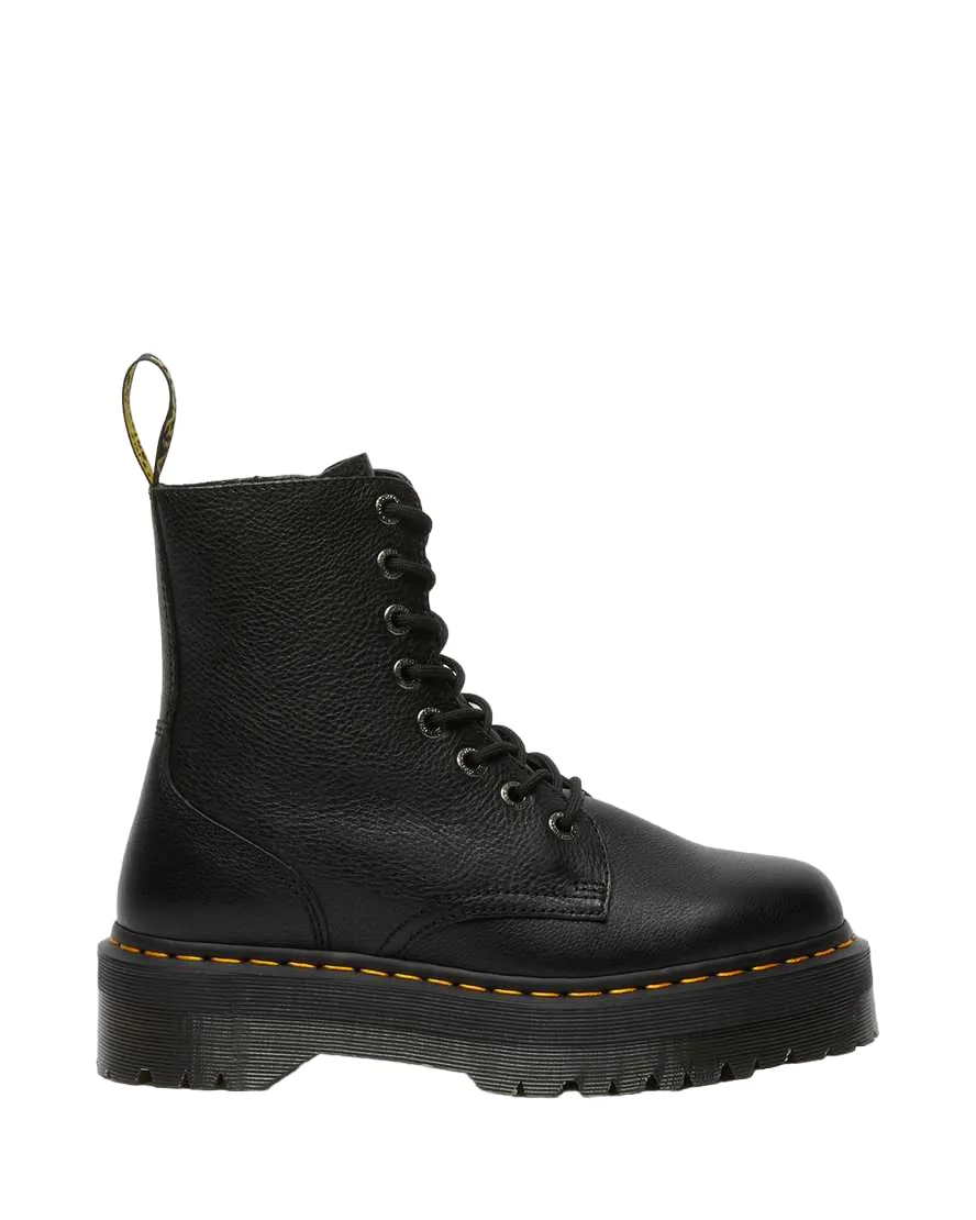 Dr. Martens Women's amphibious wedge boot in soft leather Pisa Jadon III 26378001 black 