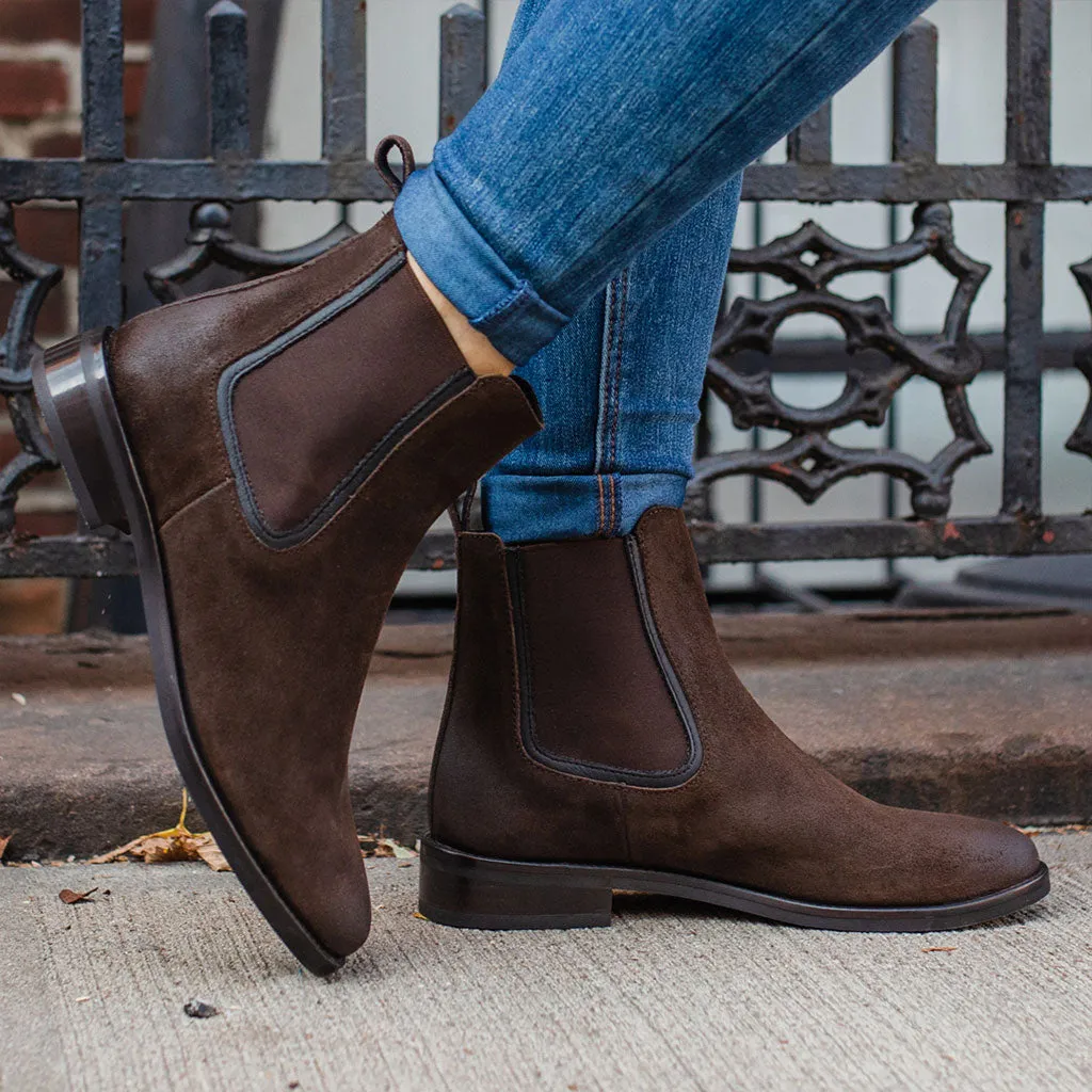 Duchess | Dark Brown Suede