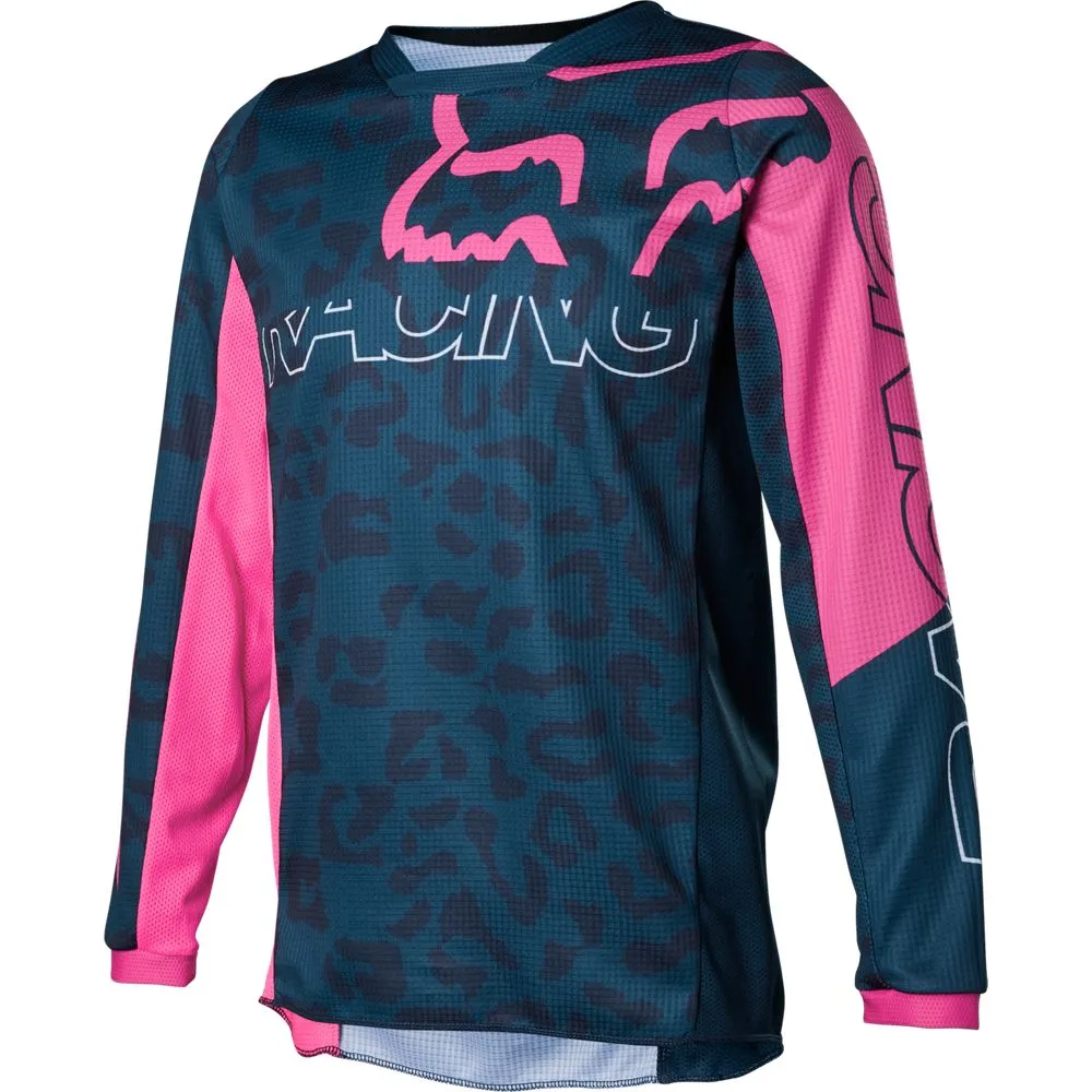 Fox Youth Girls 180 Skew Jersey Dark Indigo