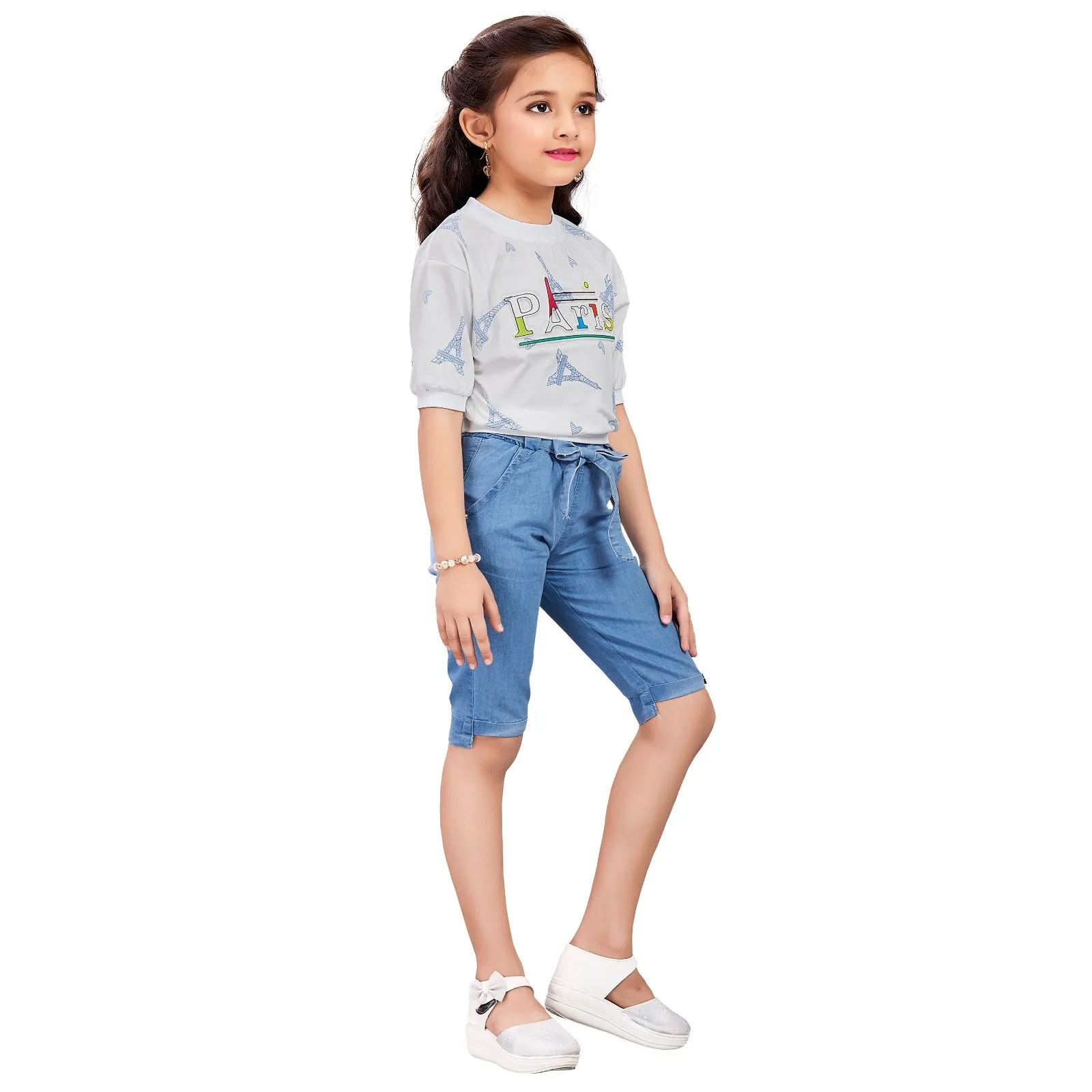 Girls Clean Look Mid-Rise Jeans