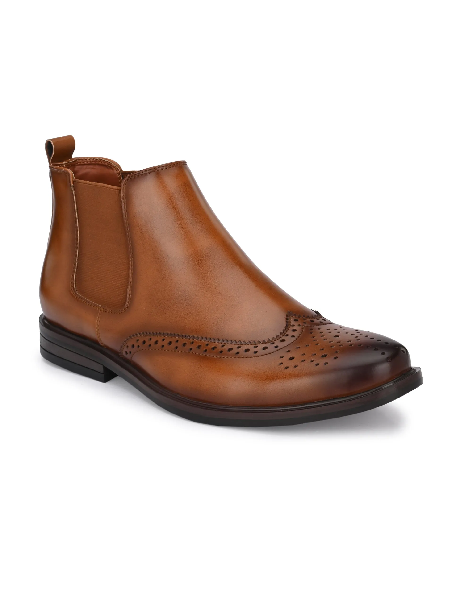 Hague Tan Chelsea Boots