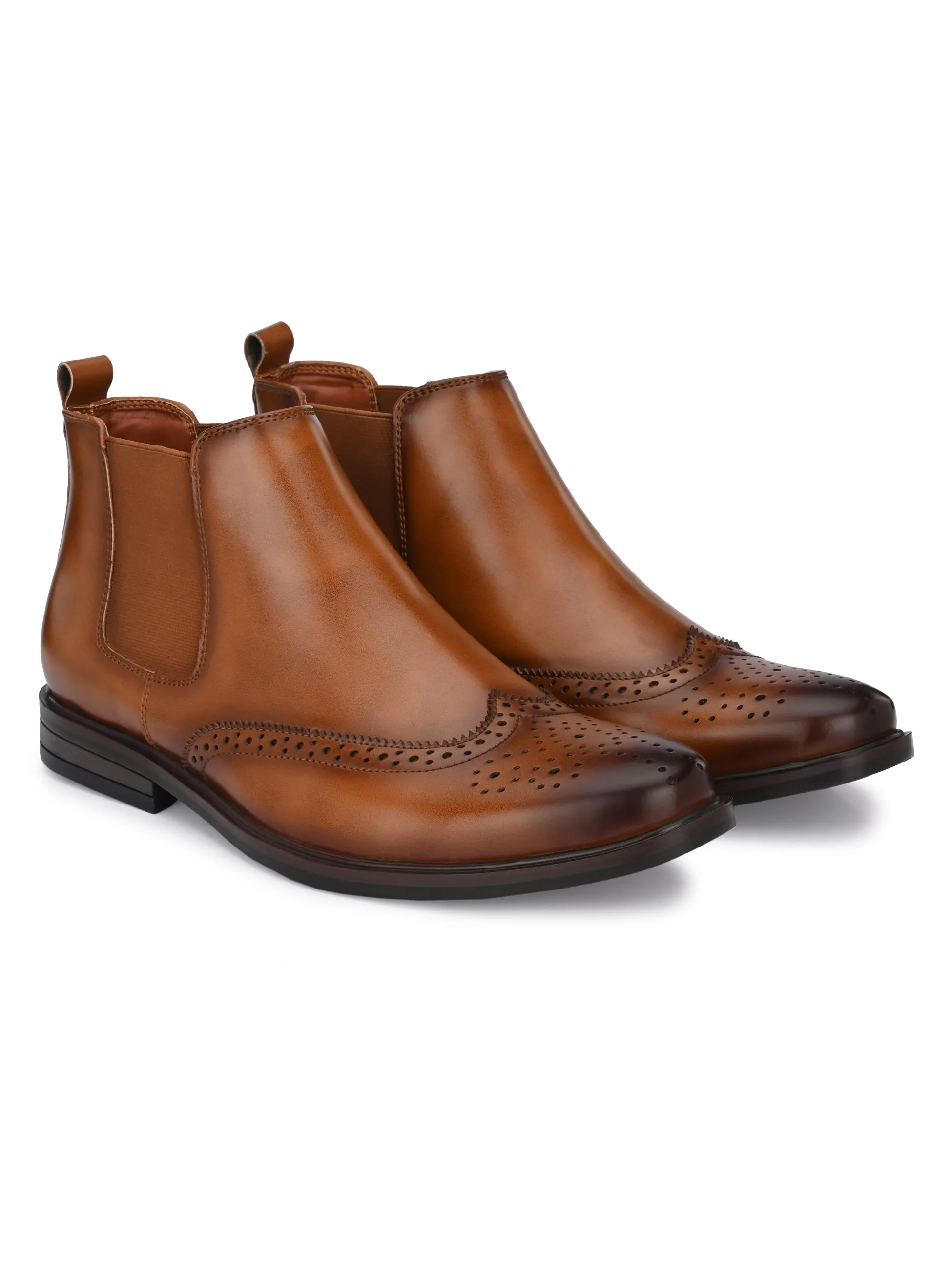 Hague Tan Chelsea Boots