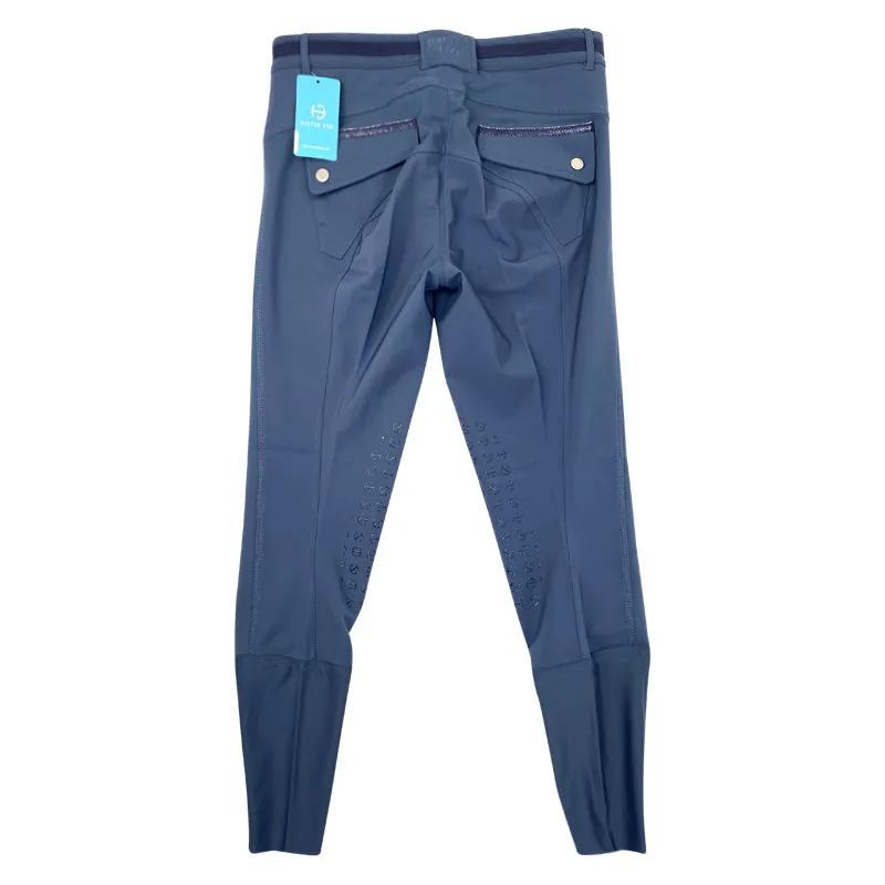 Halter Ego 'Megan' Breeches in Foggy Blue - Women's 36