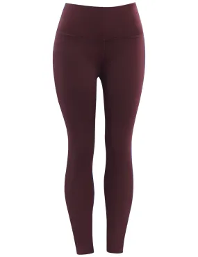 High Waist yogastudio Pants mahoganymaroon_yogastudio