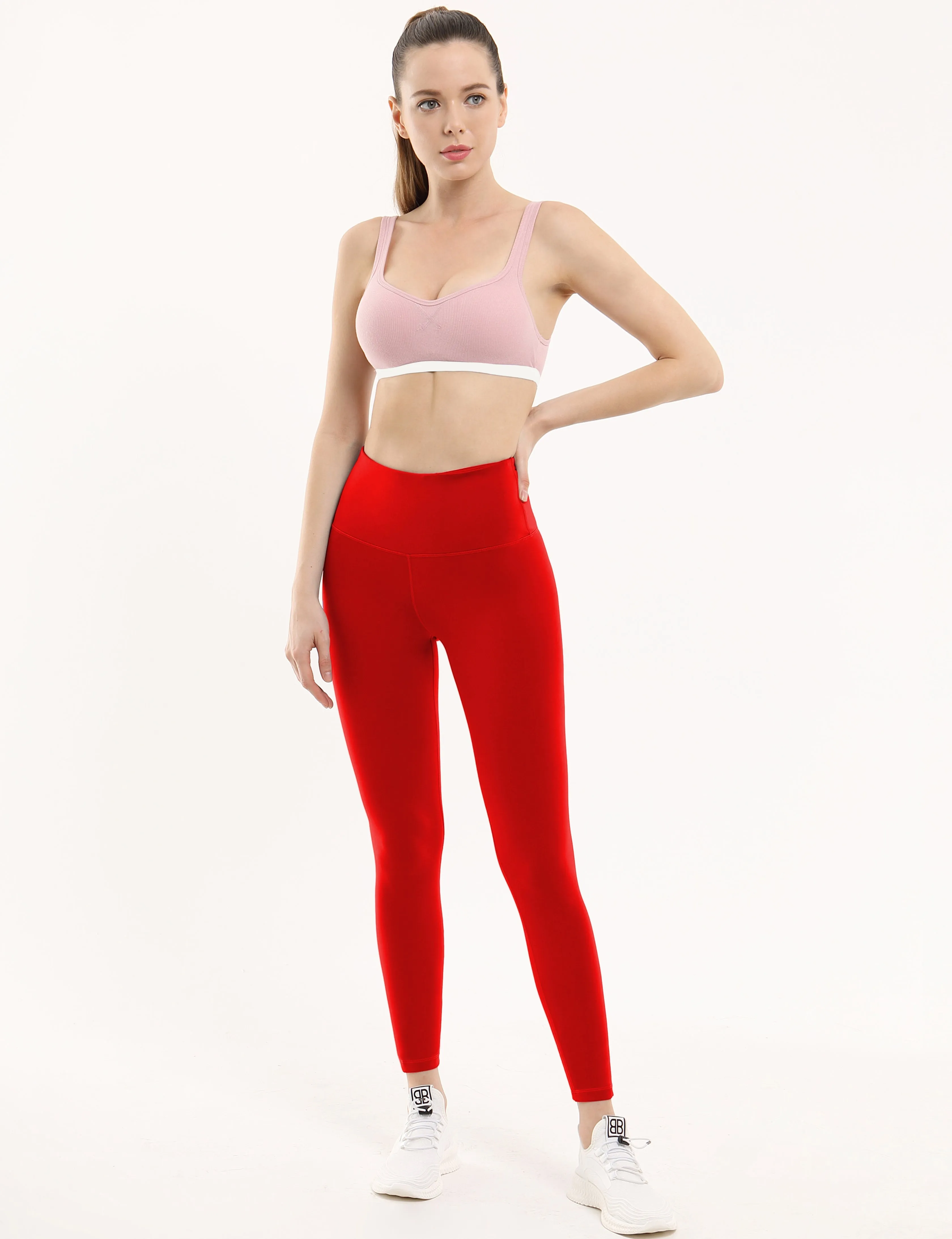 High Waist yogastudio Pants scarlet_yogastudio