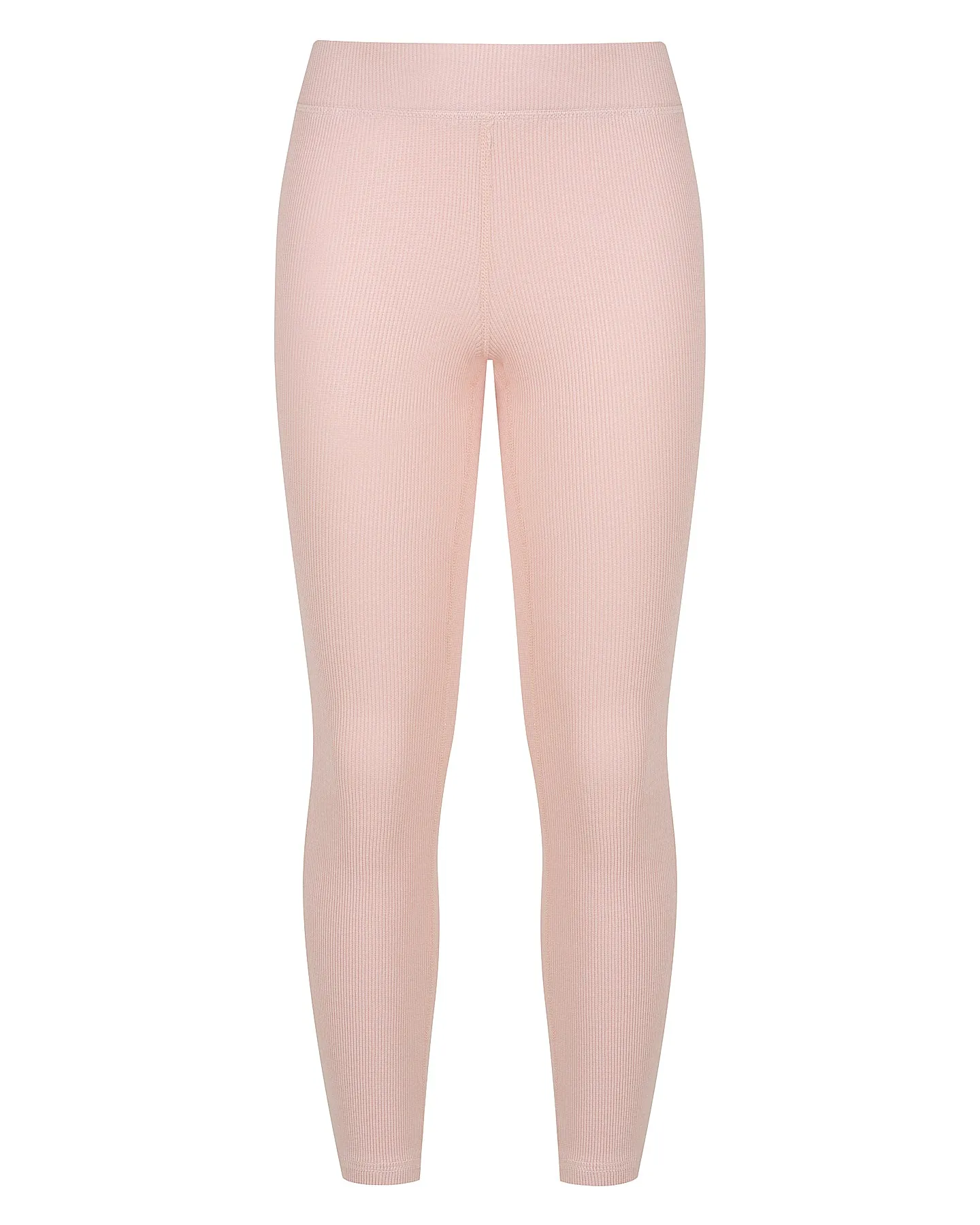 KIDS RIB LEGGING - PEACH PINK