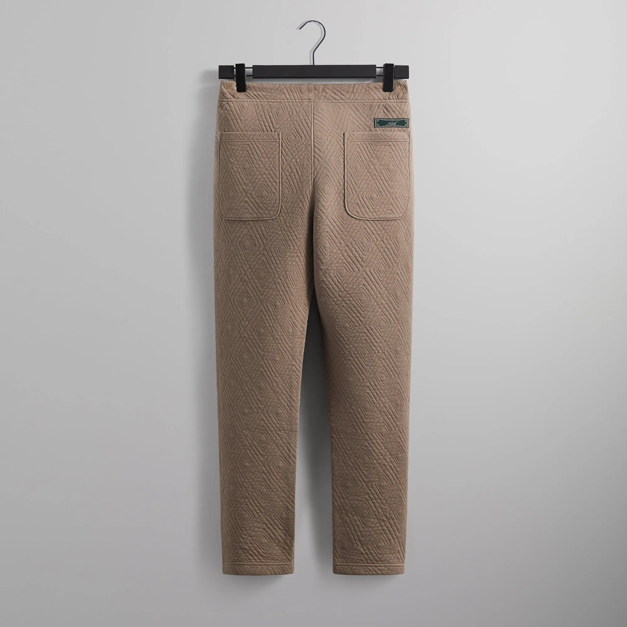 Kith Quilted Interlock Elmhurst Pant - Quicksand