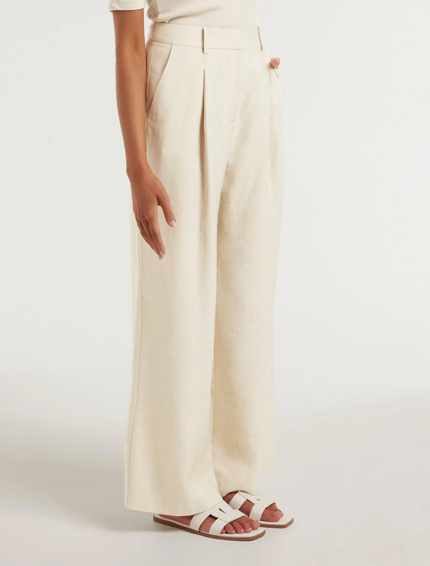 Marabella Petite Bamboo Wide Leg Pants