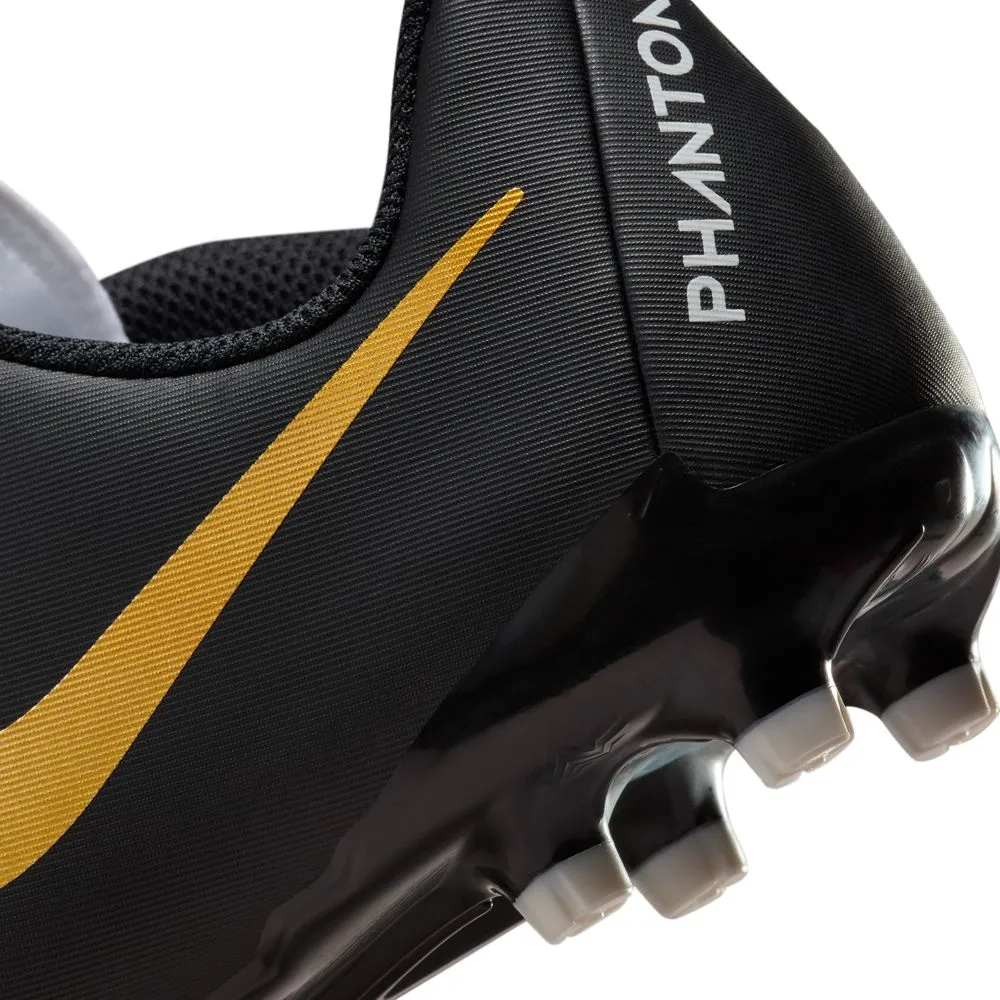 Nike Phantom GX2 Academy FG Jnr Football Boots (White/Black/Metallic Gold)