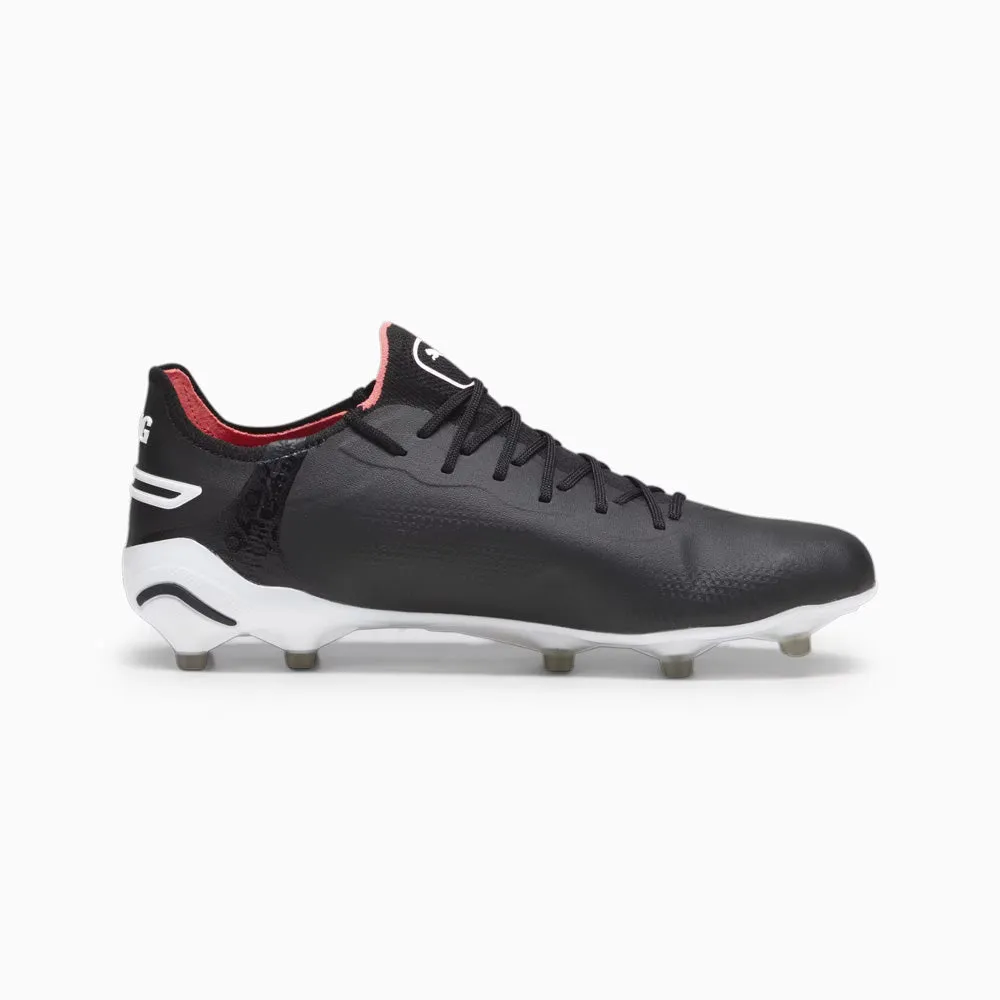 Puma King Ultimate FG/AG Football Boots (Black/White/Fire Orchard)