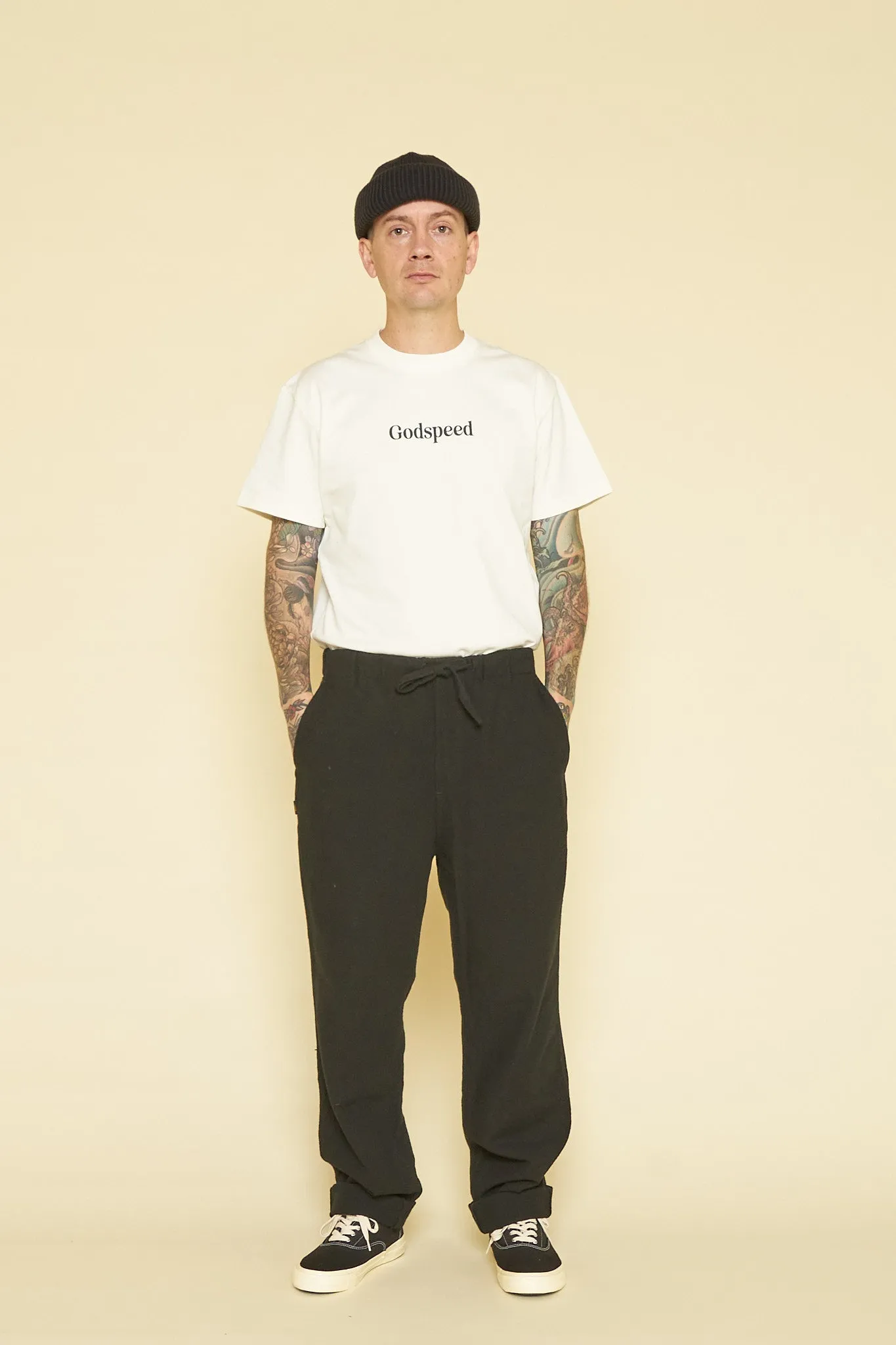 Rats Dobby Easy Pants - Black