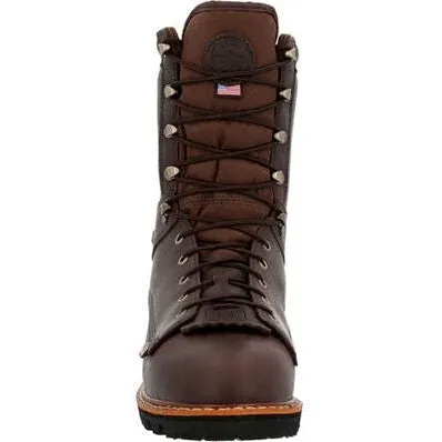 Rocky Men's Elk Stalker 10" Waterproof Outdoor Boot - Brown - RKS0564