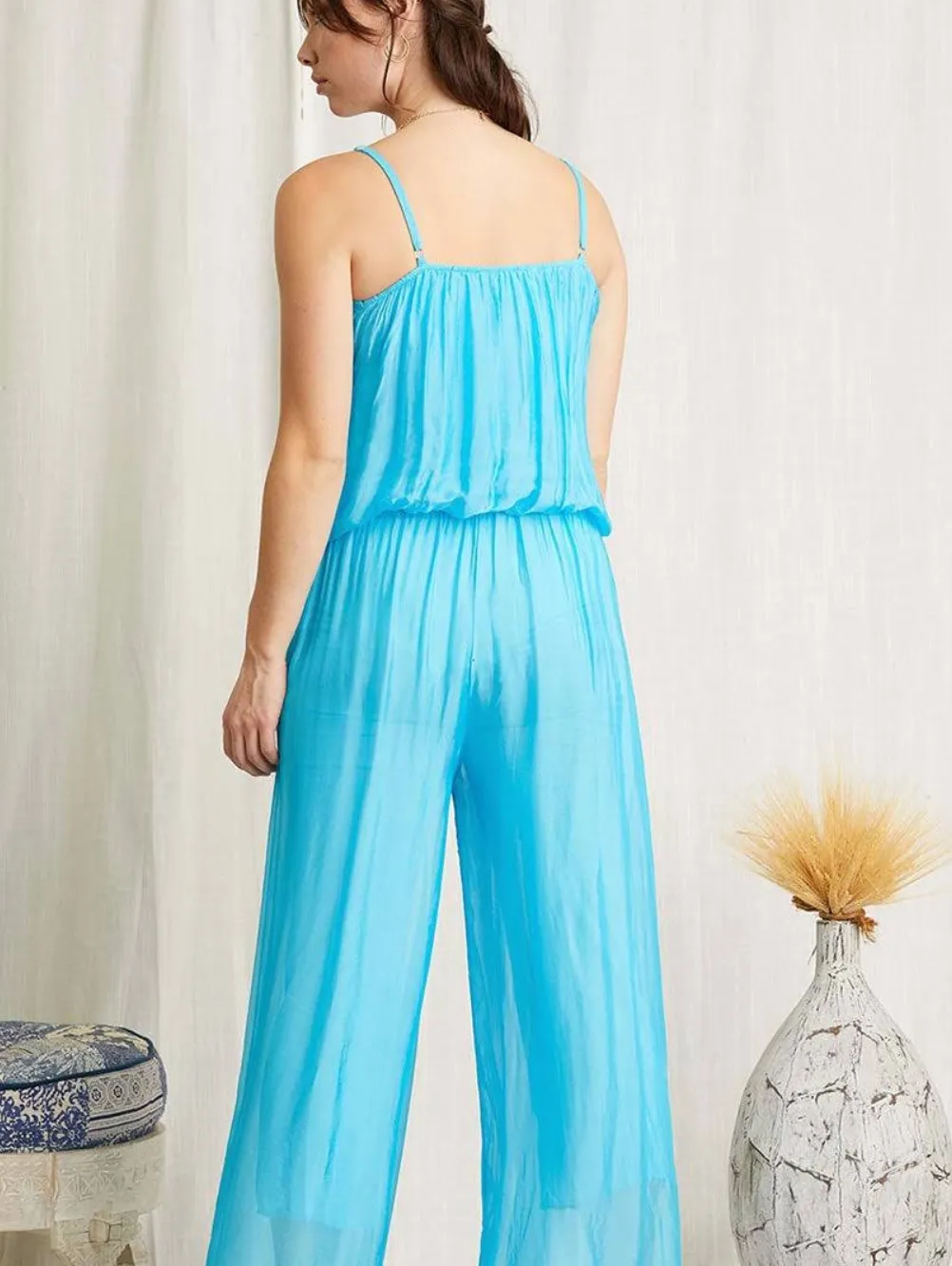 Stella Jumpsuit - Turquoise (OS)