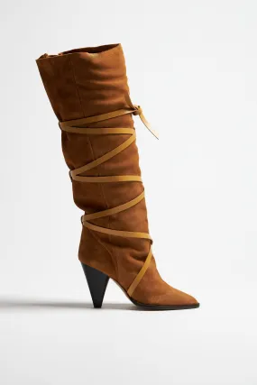 Stiefel Lophie in Terracotta