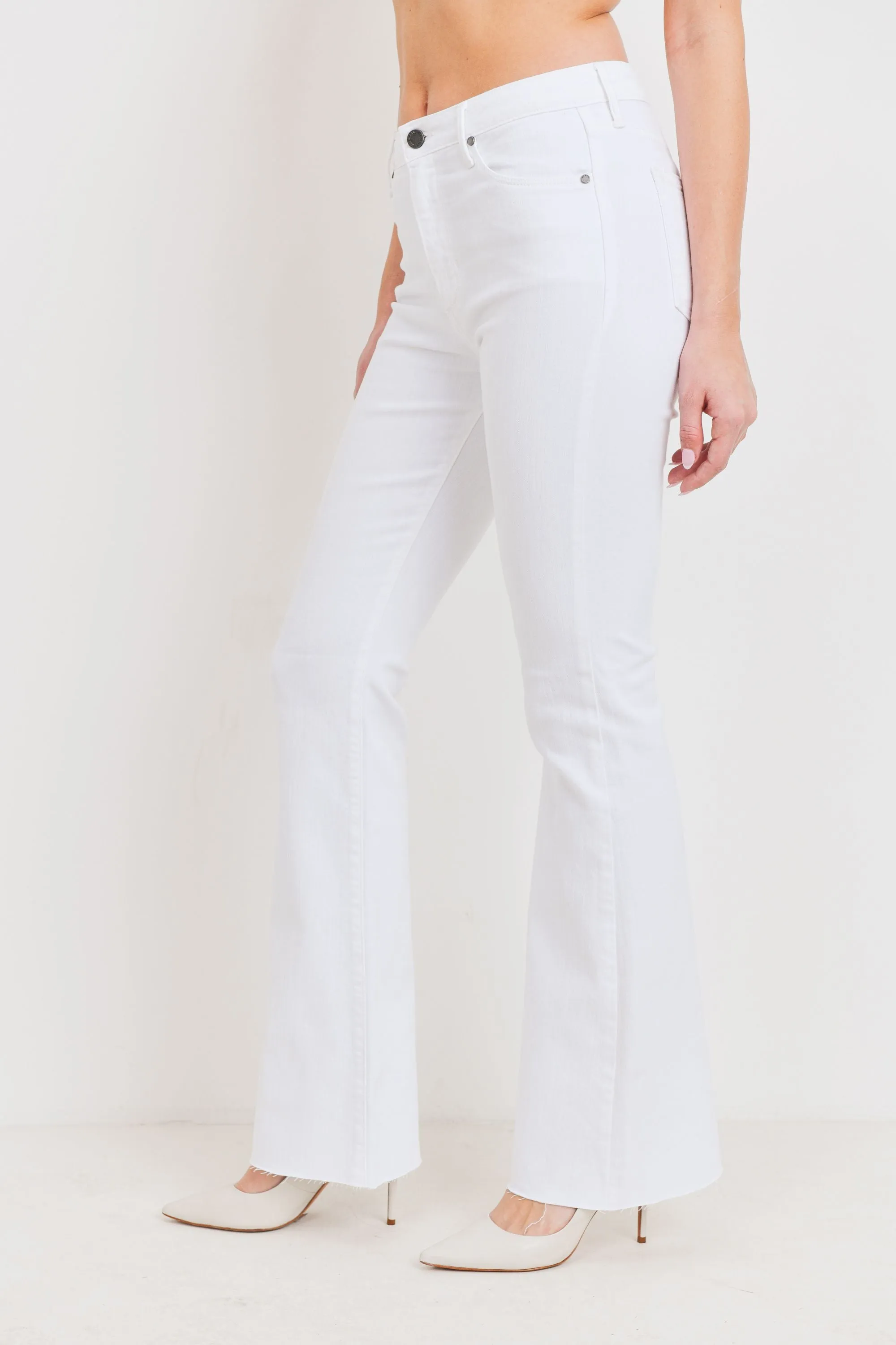 Sutton Flare Jeans White