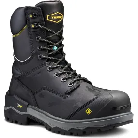 Terra Men's Gantry 8" Comp Toe WP Safety Work Boot -Black- 4NRQBK