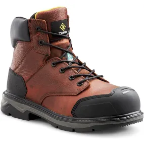 Terra Men's Patton 6 AT Waterproof Safety Work Boot -Brown- 4NS6BN