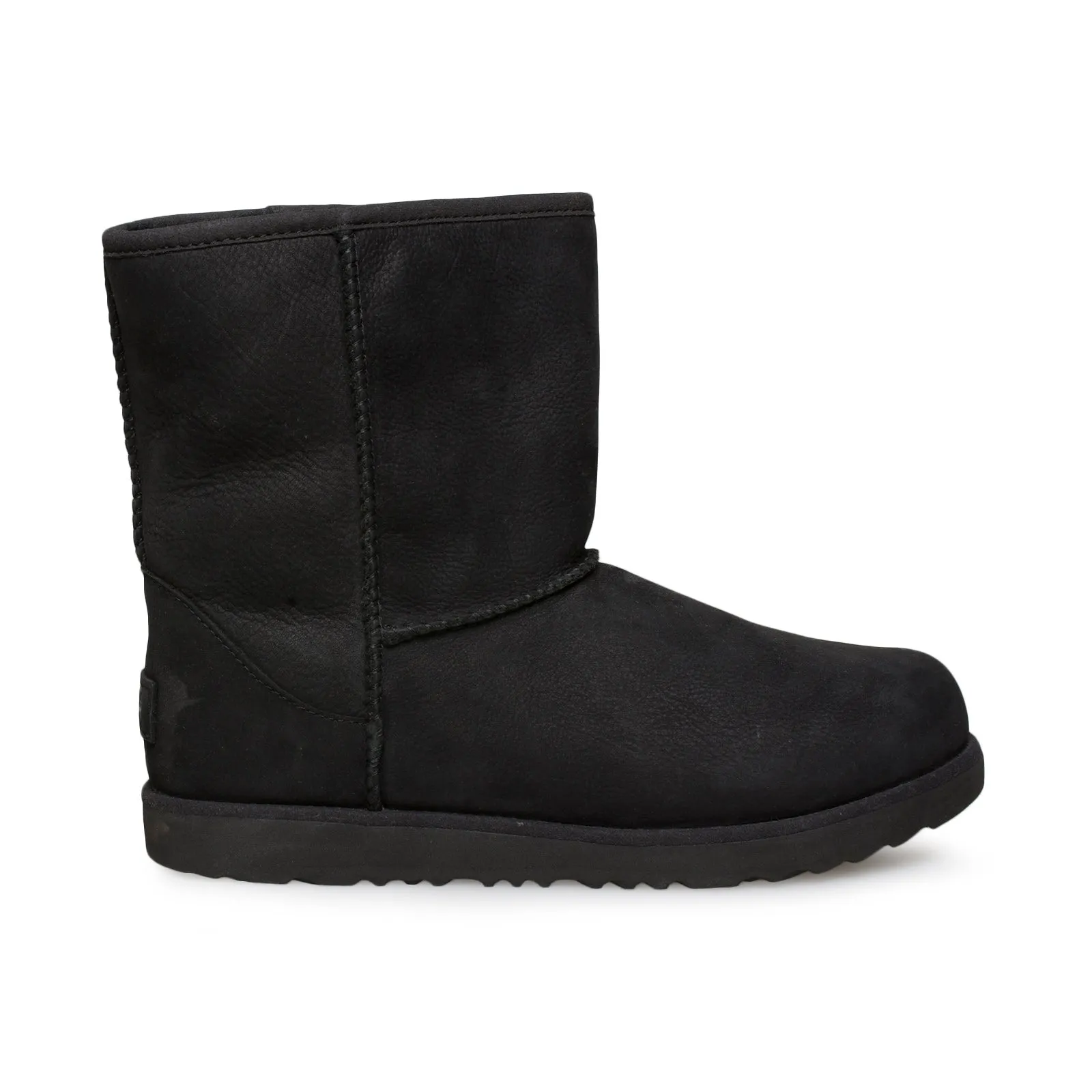 UGG Classic Short II Waterproof Black Boots - Youth