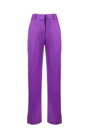 Victoria Beckham Carpenter Trouser - Bright Purple