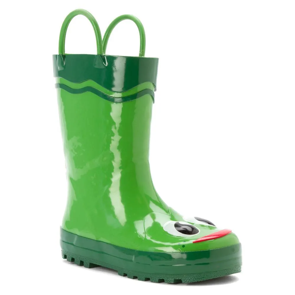 Western Chief Kid's Frog Rainboot