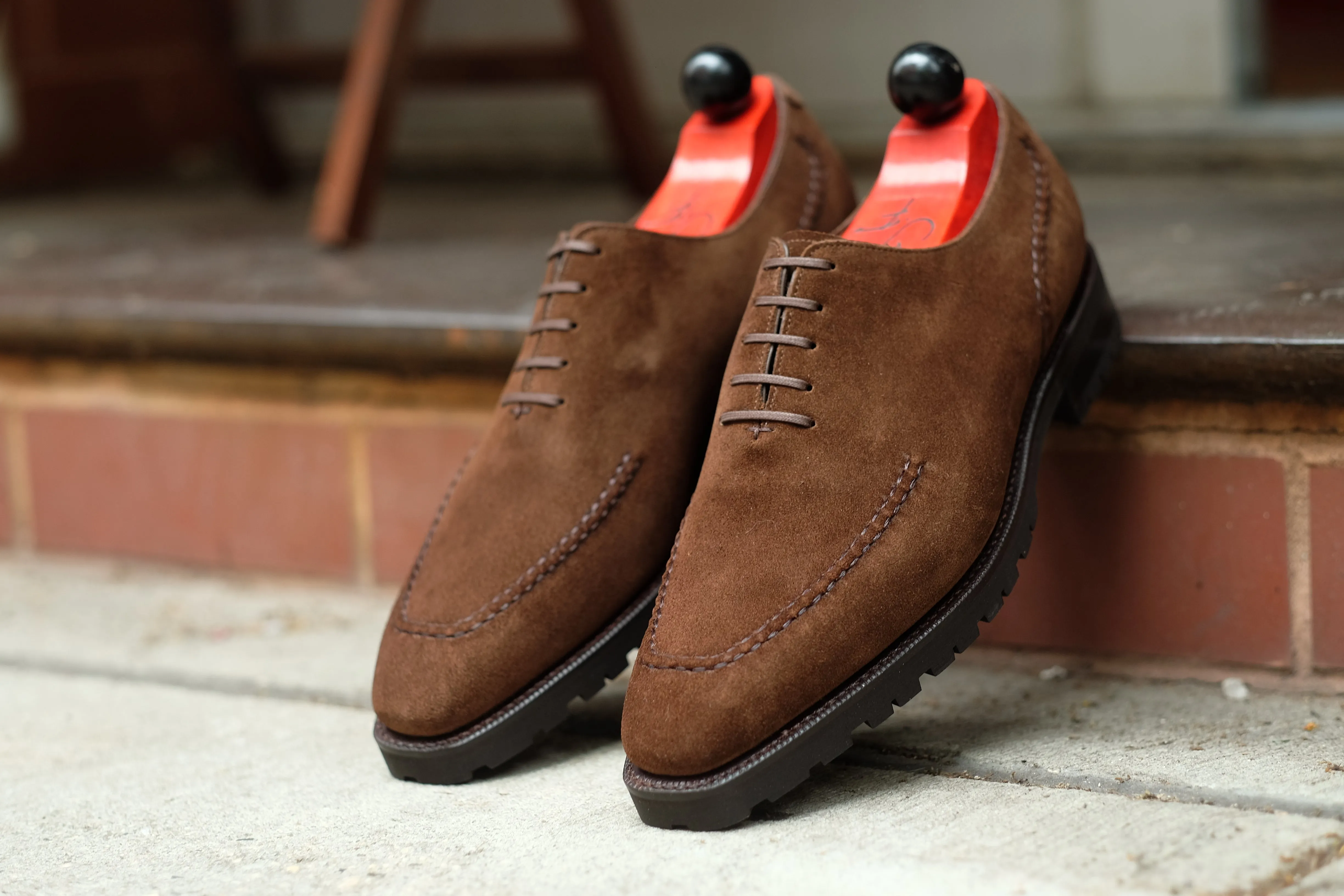 Whittier - Dark Brown Suede