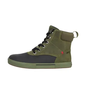 Xtratuf Ankle Deck Boot Leather Lace Olive